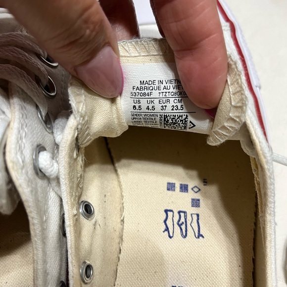 Converse Chuck Taylor All Star Shoreline Slip-On Sneaker-Women's Size 6.5 White - Picture 2 of 3